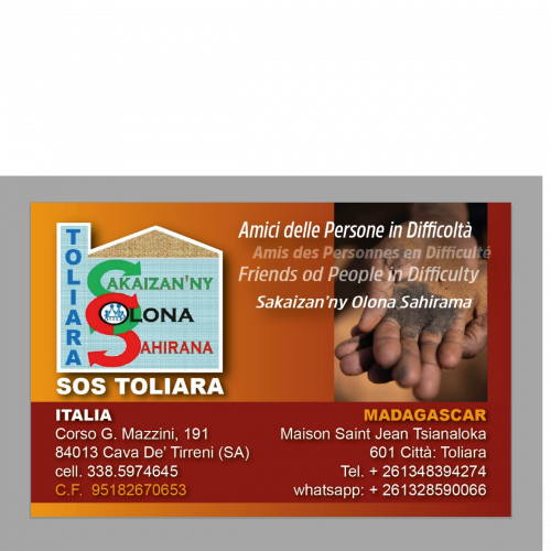 Italia non profit - S.O.S. TOLIARA ODV