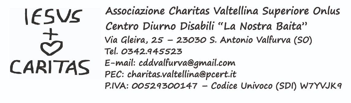 Italia non profit - Associazione Charitas Valtellina Superiore Onlus