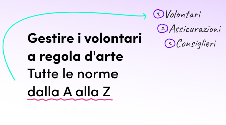 Gestire i Volontari dalla A alla Z