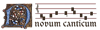 Logo di NOVUM CANTICUM APS