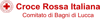 Logo di CROCE ROSSA ITALIANA COMITATO DI BAGNI DI LUCCA ORGANIZZAZIONE DI VOLONTARIATO