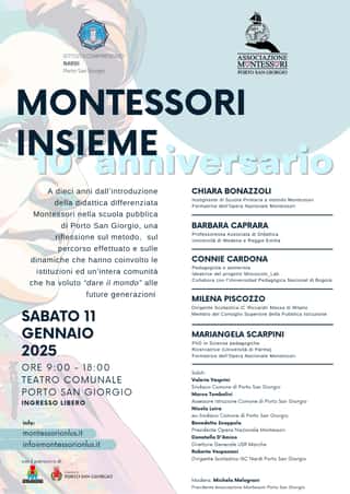 ASSOCIAZIONE MONTESSORI PORTO SAN GIORGIO - ODV