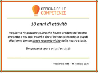 OFFICINA DELLE COMPETENZE - ENTE DEL TERZO SETTORE