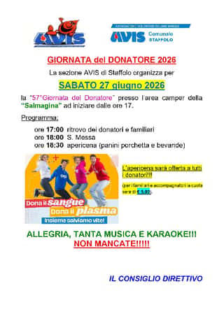 AVIS COMUNALE DI STAFFOLO ODV