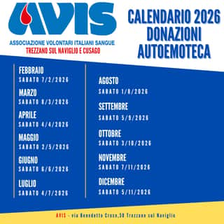 AVIS COMUNALE DI TREZZANO SUL NAVIGLIO ORGANIZZAZIONE DI VOLONTARIATO ODV