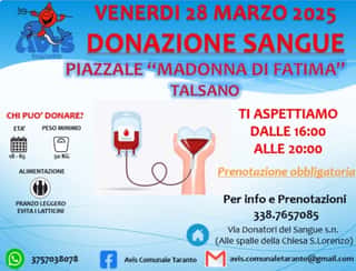 AVIS COMUNALE DI TARANTO ODV