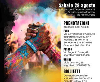 AVIS COMUNALE DI FANO GIULIANO SOLAZZI  ORGANIZZAZIONE DI VOLONTARIATO ODV