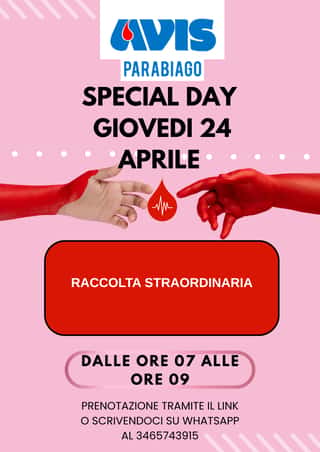 AVIS COMUNALE DI PARABIAGO ORGANIZZAZIONE DI VOLONTARIATO ODV