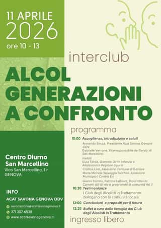 ASSOCIAZIONE DEI CLUB DEGLI ALCOLISTI IN TRATTAMENTO SAVONA GENOVA (ACAT SAVONA GENOVA) ODV