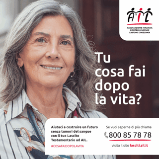 SEZIONE AIL DI TERAMO GRAZIANO PETRINI ORGANIZZAZIONE DI VOLONTARIATO ENTE DEL TERZO SETTORE