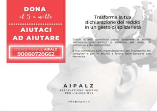 ASSOCIAZIONE INSIEME PER L'ALZHEIMER  - Provincia di L'Aquila, ODV - ETS