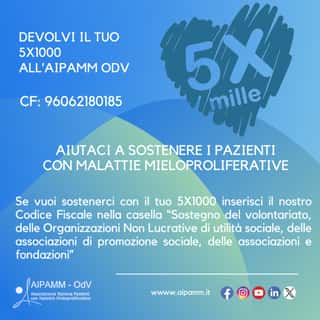 AIPAMM  - ODV ASSOCIAZIONE ITALIANA PAZIENTI CON MALATTIE MIELOPROLIFERATIVE