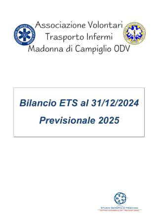 ASSOCIAZIONE VOLONTARI TRASPORTO INFERMI - MADONNA DI CAMPIGLIO ODV