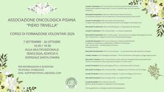 ASSOCIAZIONE ONCOLOGICA PISANA PIERO TRIVELLA - A.O.PI. ODV
