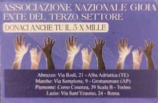 ASSOCIAZIONE NAZIONALE GIOIA
