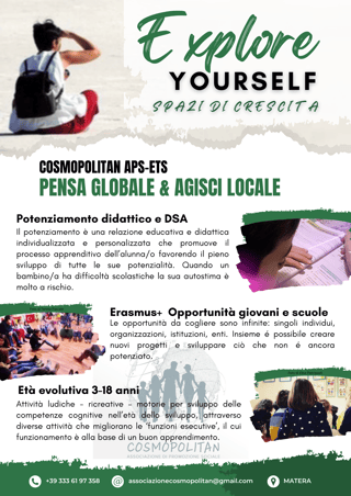 COSMOPOLITAN PENSA GLOBALE AGISCI LOCALE APS