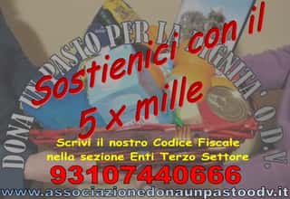 DONA UN PASTO PER LA DIGNITA' ODV