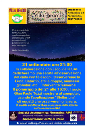 SAF SOCIETA' ASTRONOMICA FIORENTINA APS