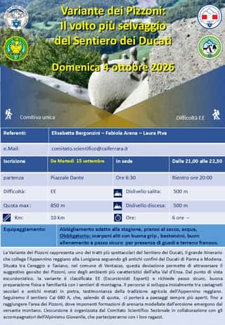 CLUB ALPINO ITALIANO - SEZIONE DI FERRARA - APS - ETS