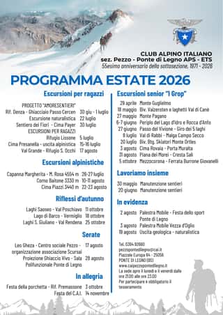 CLUB ALPINO ITALIANO - SEZIONE DI PEZZO PONTE DI LEGNO - APS - ETS