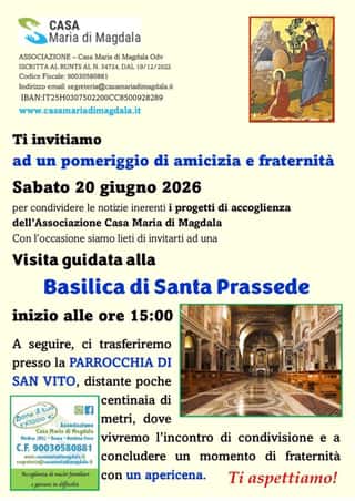 CASA MARIA DI MAGDALA ORGANIZZAZIONE DI VOLONTARIATO