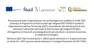 ASSOCIAZIONE O.S.VER. OPERE SOCIO-UMANITARIE VERCELLESI ODV