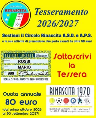 RINASCITA 1970 ASD E APS