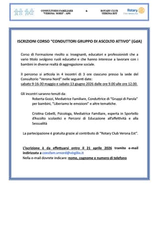 CONSULTORIO FAMILIARE VERONA NORD APS