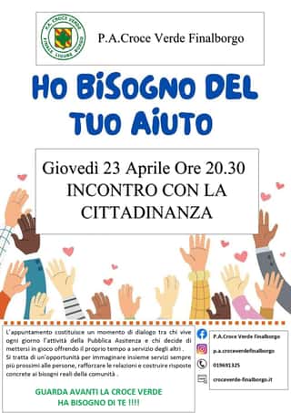 PUBBLICA ASSISTENZA CROCE VERDE DI FINALBORGO ODV