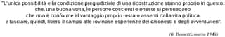 ASSOCIAZIONE ETS GIUSEPPE DOSSETTI I VALORI, SVILUPPO E TUTELA DEI DIRITTI