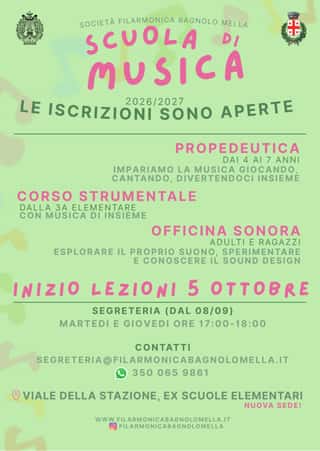 SOCIETA' FILARMONICA DI BAGNOLO MELLA - APS