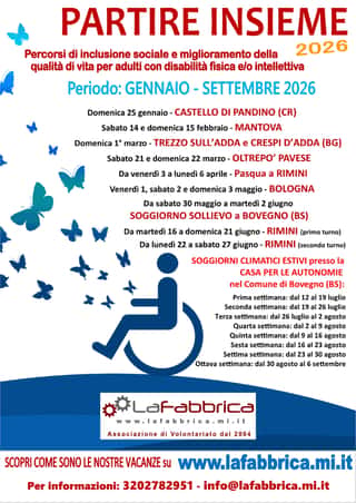 ORGANIZZAZIONE DI VOLONTARIATO LA FABBRICA