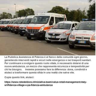 PUBBLICA ASSISTENZA DI FIDENZA ODV