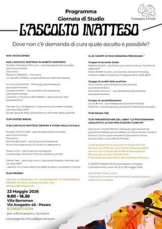 ASSOCIAZIONE COMPAGNIA S.FREUD APS