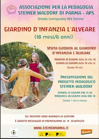 ASSOCIAZIONE PER LA PEDAGOGIA STEINER - WALDORF DI PARMA - APS