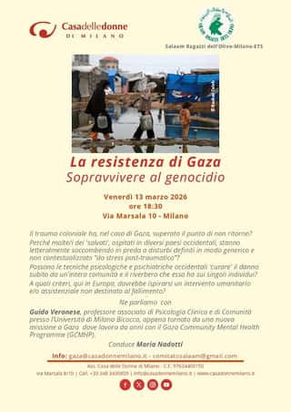 SALAAM RAGAZZI DELL'OLIVO - COMITATO DI MILANO - ETS