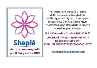 SHAPLA' NO PROFIT PER IL BANGLADESH ODV-ETS
