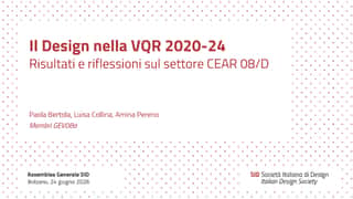 ASSOCIAZIONE SOCIETA' ITALIANA DI DESIGN ENTE DEL TERZO SETTORE