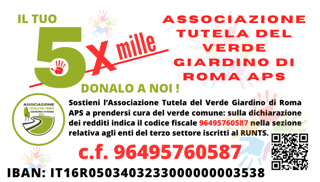 ASSOCIAZIONE TUTELA DEL VERDE GIARDINO DI ROMA APS