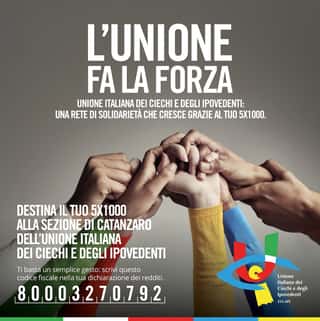 UNIONE ITALIANA DEI CIECHI E DEGLI IPOVEDENTI ETS-APS SEZIONE TERRITORIALE DI CATANZARO