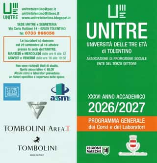 UNIVERSITA' DELLE TRE ETA' UNITRE DI  TOLENTINO APS