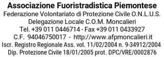 ASSOCIAZIONE FUORISTRADISTICA PIEMONTESE DELEGAZIONE LOCALE COM DI MONCALIERI ODV