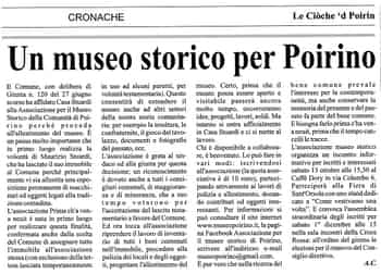 Immagine di ASSOCIAZIONE PER IL MUSEO STORICO DELLA COMUNITA' DI POIRINO
