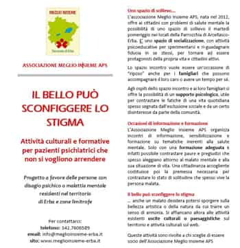 Immagine di ASSOCIAZIONE MEGLIO INSIEME APS