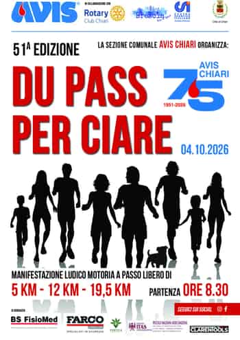 Immagine di AVIS COMUNALE DI CHIARI, ORGANIZZAZIONE DI VOLONTARIATO ODV