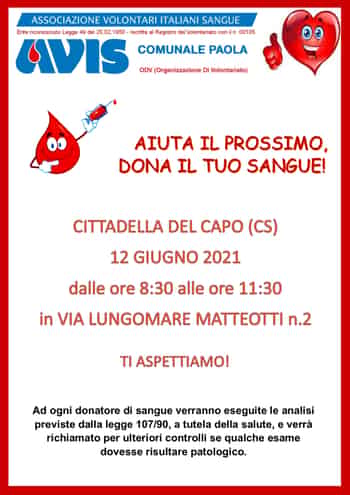 Immagine di AVIS COMUNALE PAOLA ODV