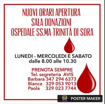 Immagine di AVIS COMUNALE DI SORA ODV
