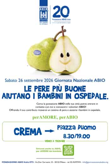Immagine di ABIO - ASSOCIAZIONE PER IL BAMBINO IN OSPEDALE CREMA - ODV