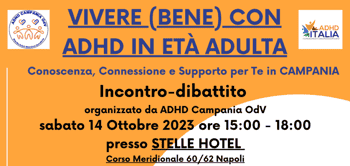 Immagine di ADHD CAMPANIA ODV - ASSOCIAZIONE ADHD DELLA CAMPANIA
