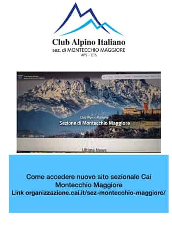 Immagine di CLUB ALPINO ITALIANO - SEZIONE DI MONTECCHIO MAGGIORE - APS - ETS, O IN BREVE, C.A.I. - SEZIONE DI MONTECCHIO MAGGIORE - APS - ETS